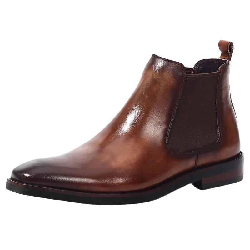 Heritage leather chelsea boot