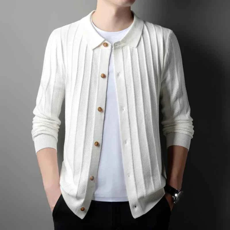 Men's Ribbed Cardigan