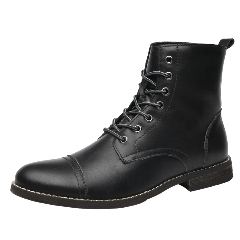 Comfortable winter leather boots