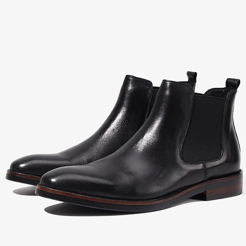 Heritage leather chelsea boot