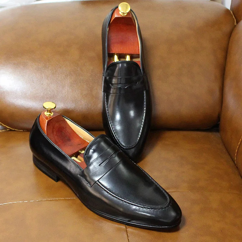 Penny wedding genuine leather elegant loafers