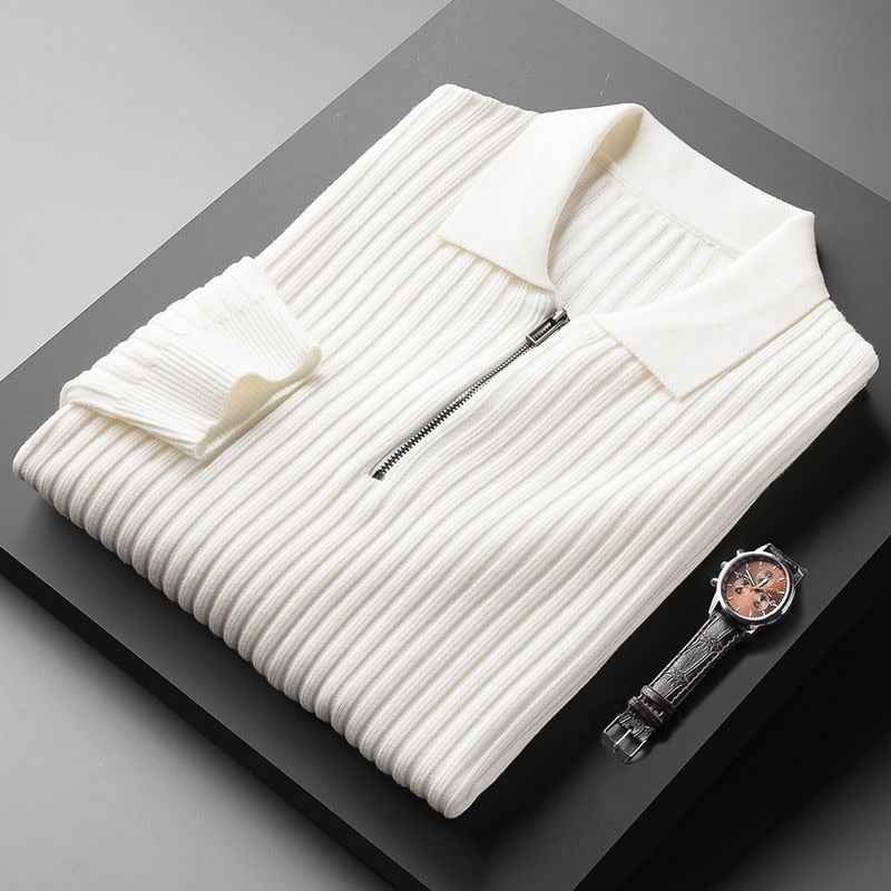 Men's Premium Polo Sweater - Remy Style