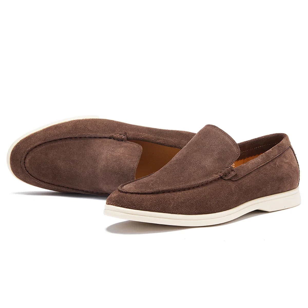 Classic suede penny old money loafers