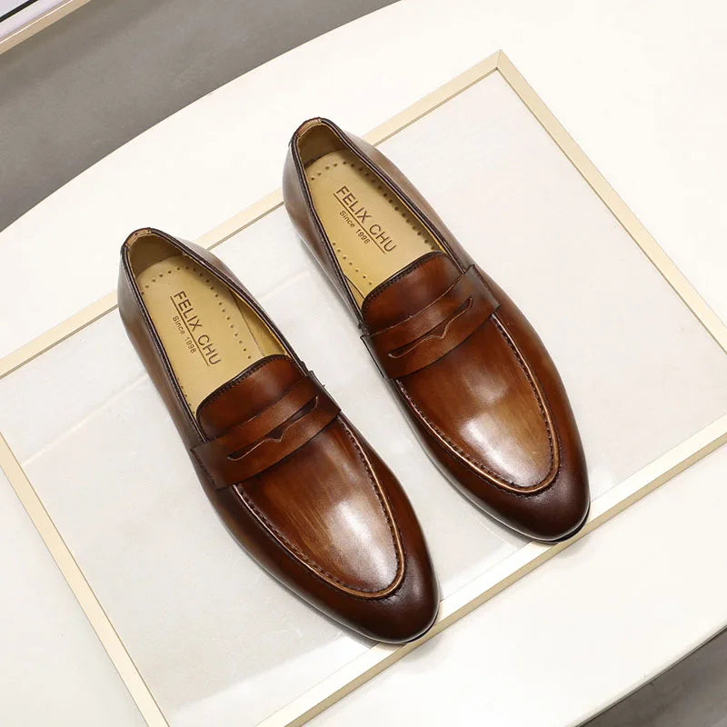 Penny wedding genuine leather elegant loafers