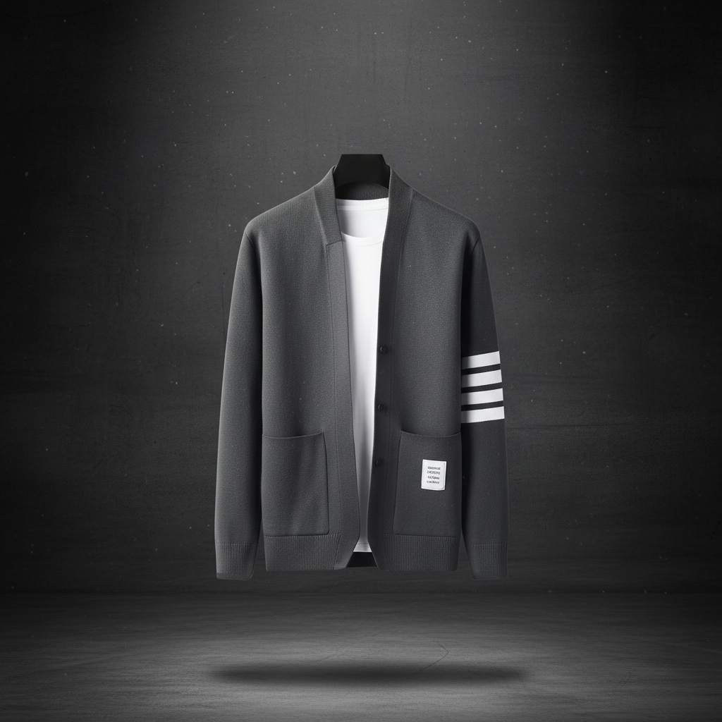 Men's Knit Cardigan - Stylish Milan Design