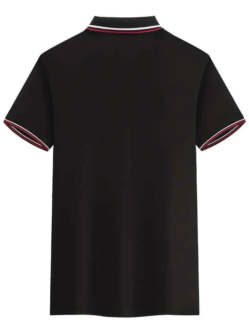 Men's Bear Print Polo - Comfort & Luxury