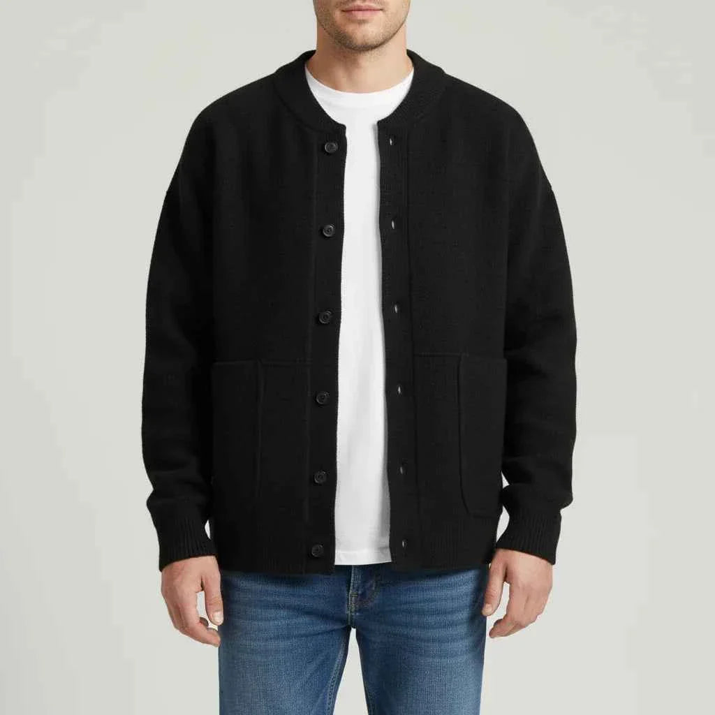 Men's Button-Front Casual Cardigan