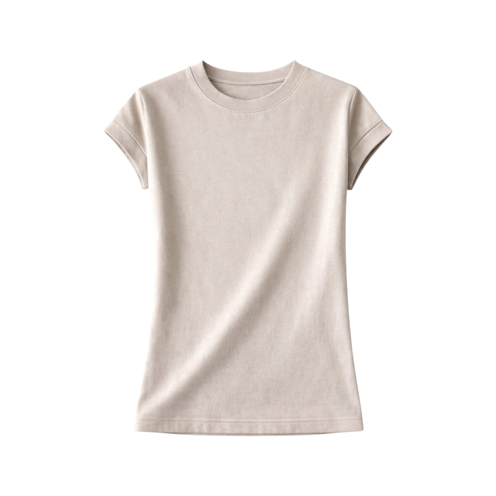 T-Shirt con Collo O e Maniche Corte in Cotone Mercerizzato | Ideale per Uso Quotidiano