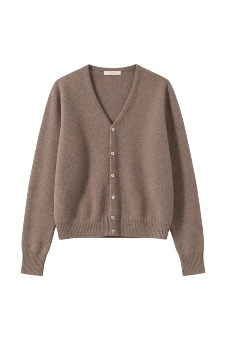 Cardigan con Bottoni e Scollatura V in Cashmere | Ideale per la Mezza Stagione