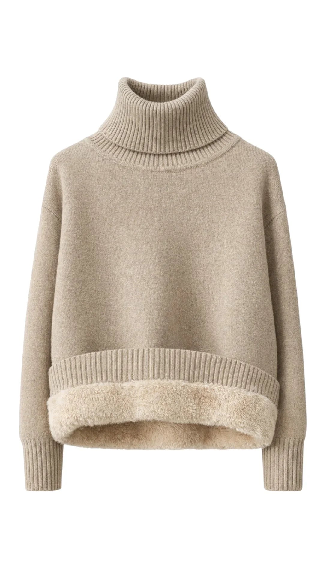 Pullover Collo Alto con Maniche Lunghe e Vestibilità Elastico | Ideale per la Stagione Invernale