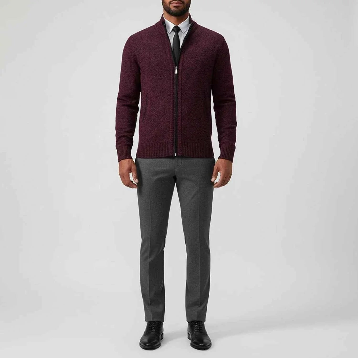 Men's Zip-Up Sweater