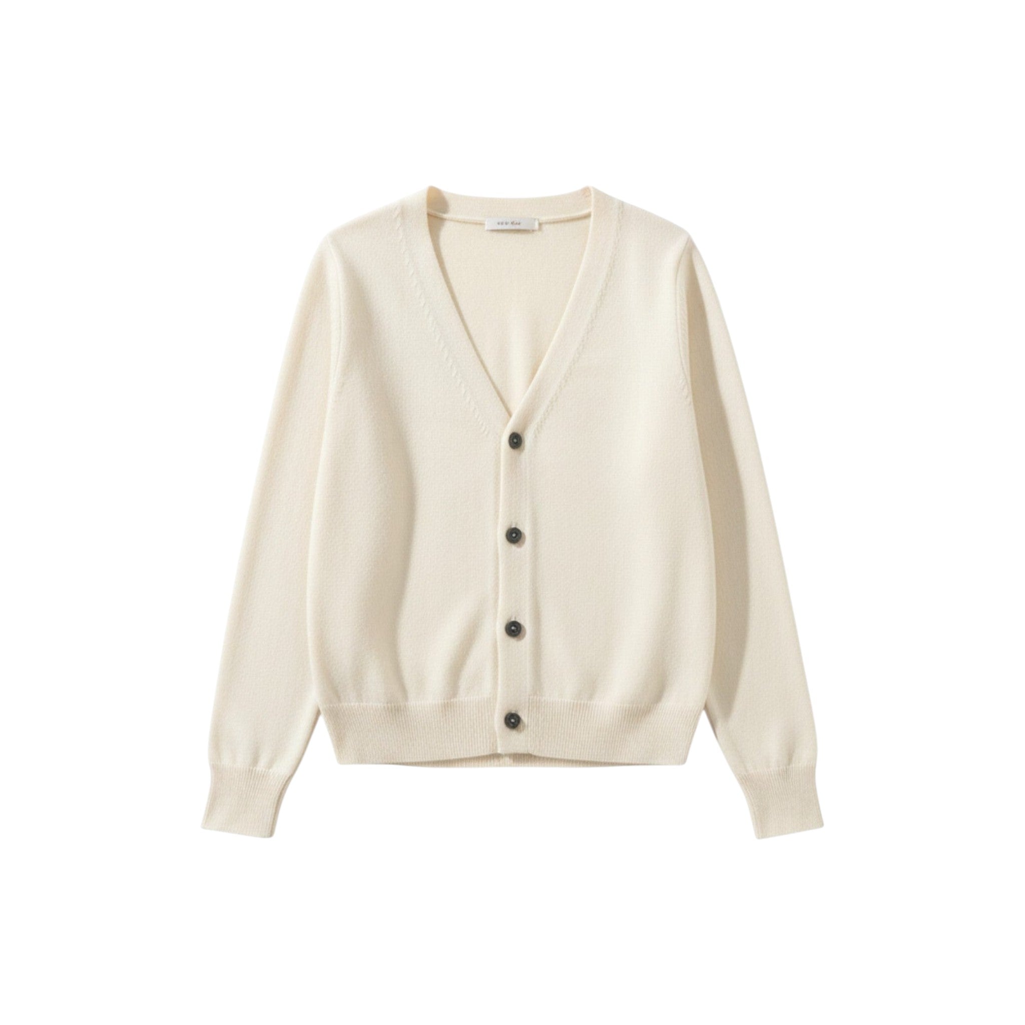 Cardigan con Bottoni e Scollatura V in Cotone | Ideale per la Stagione Primaverile ed Estiva