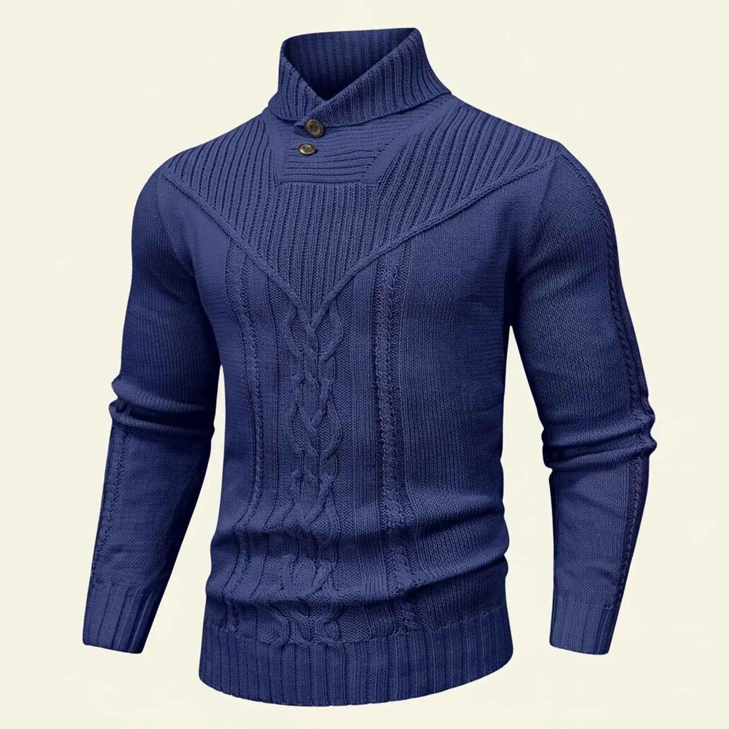 Men's Cable Knit Sweater Pullover