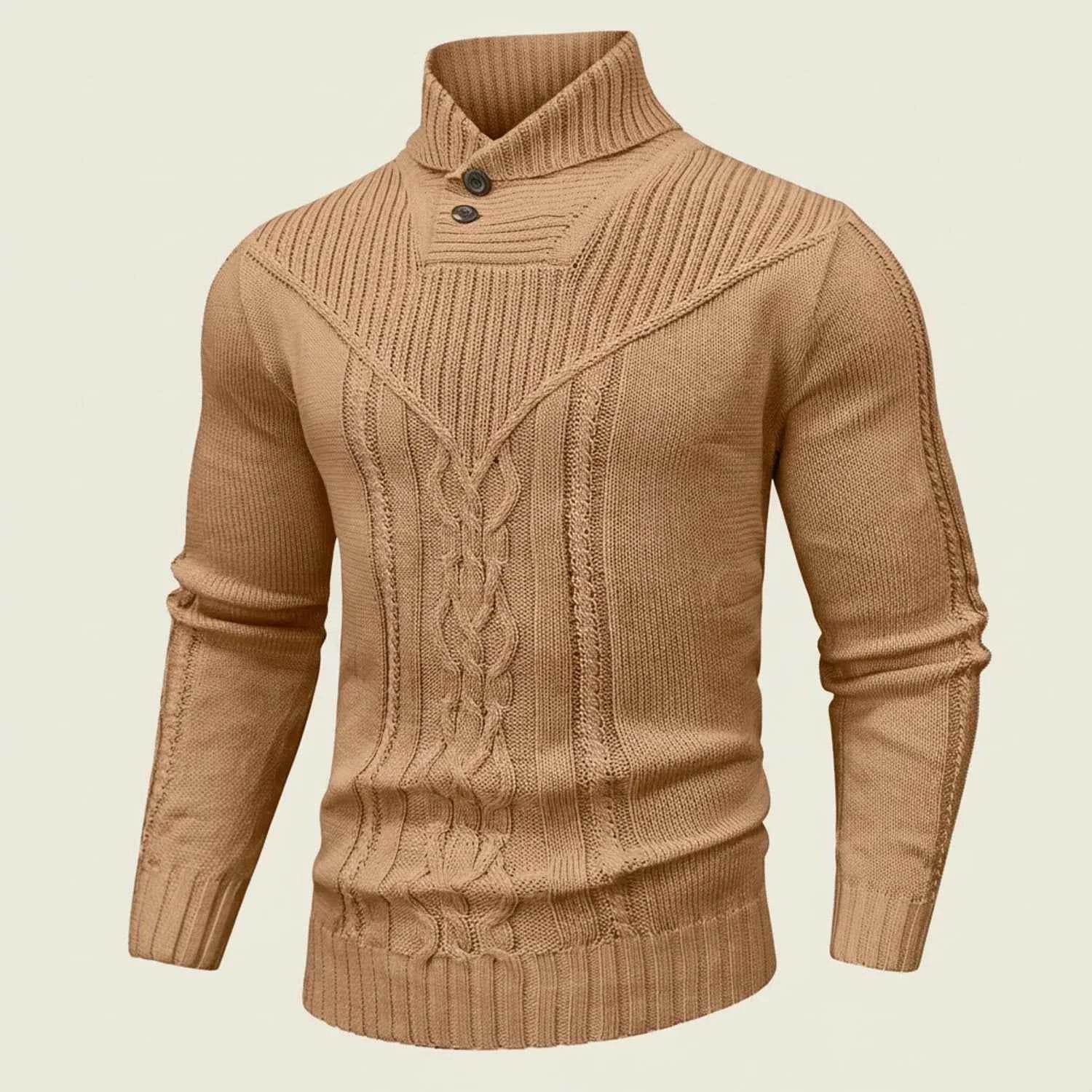 Men's Cable Knit Sweater Pullover