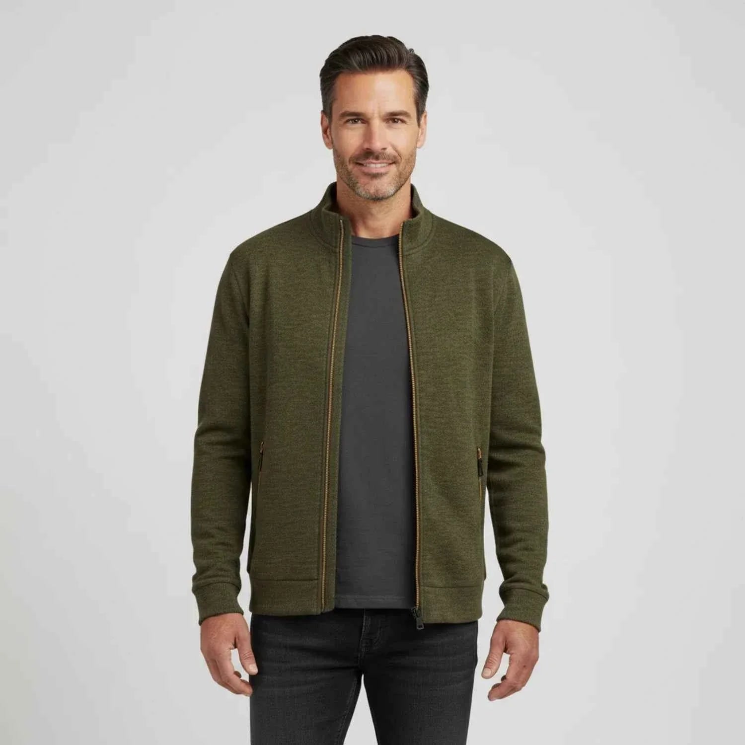 Men's Full Zip Sweater Jacket