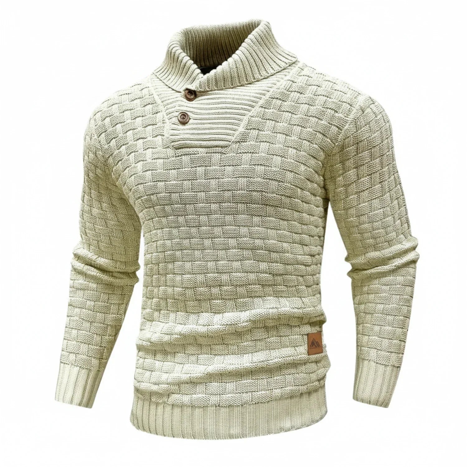 Men's Shawl Collar Winter Sweater