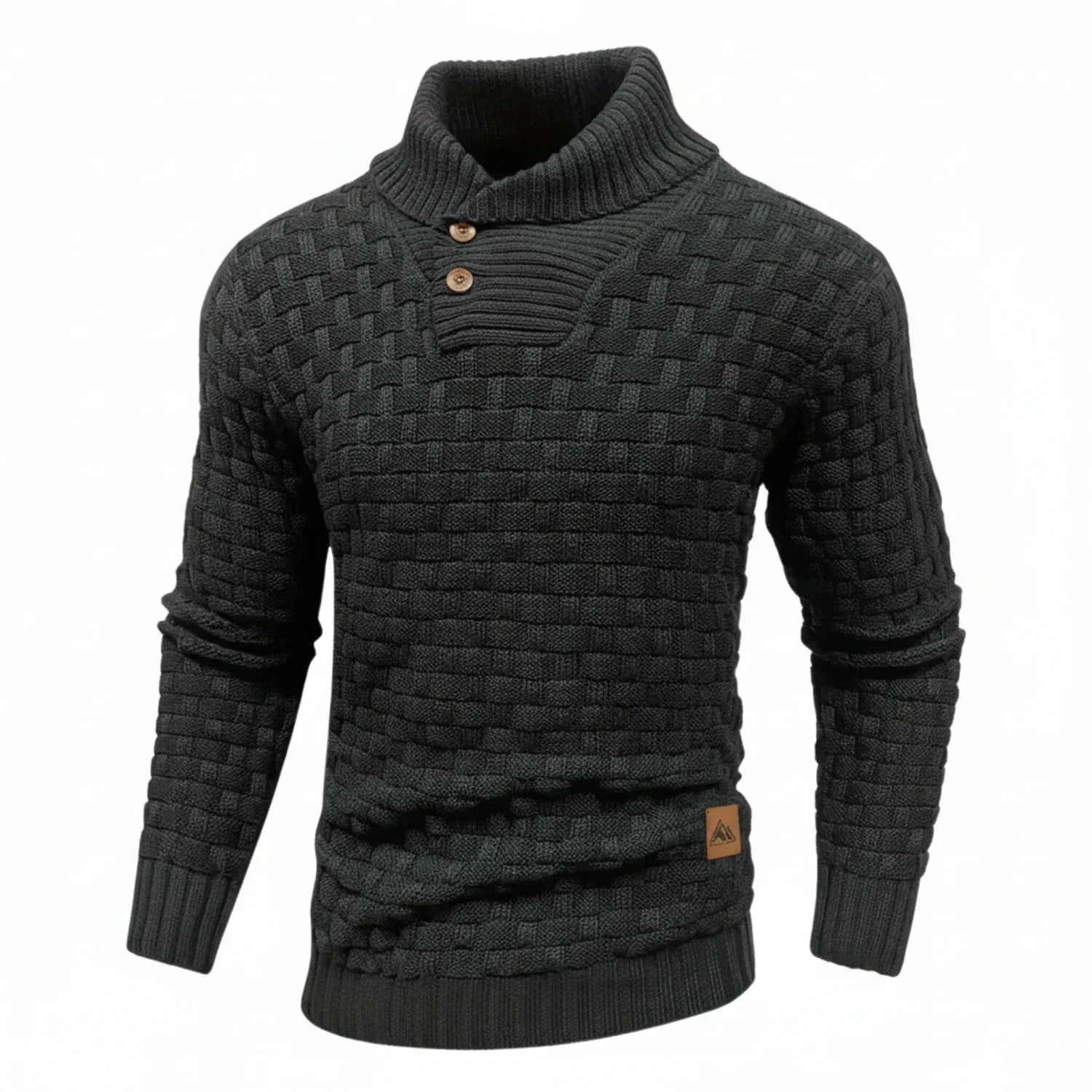 Men's Shawl Collar Winter Sweater