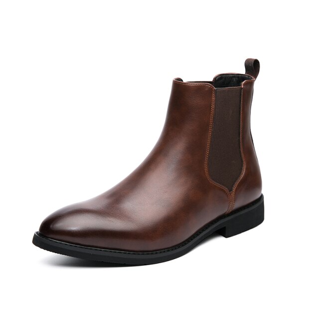 Casual Leather Boots Men