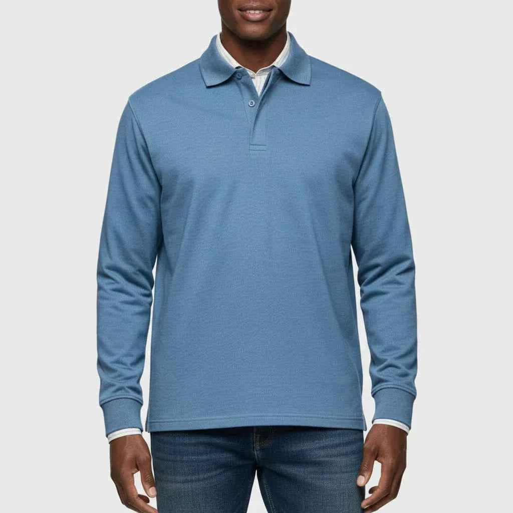 Men's Long-Sleeve Polo Shirt
