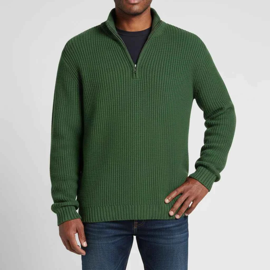 Men's Quarter-Zip Sweater