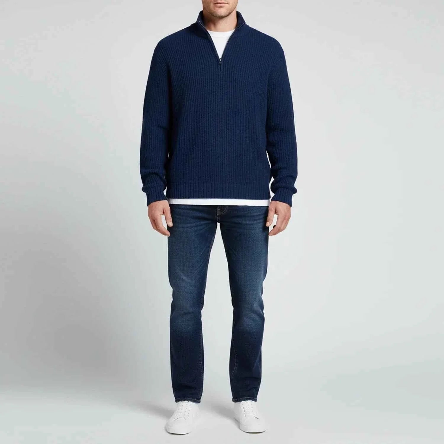 Men's Quarter-Zip Sweater