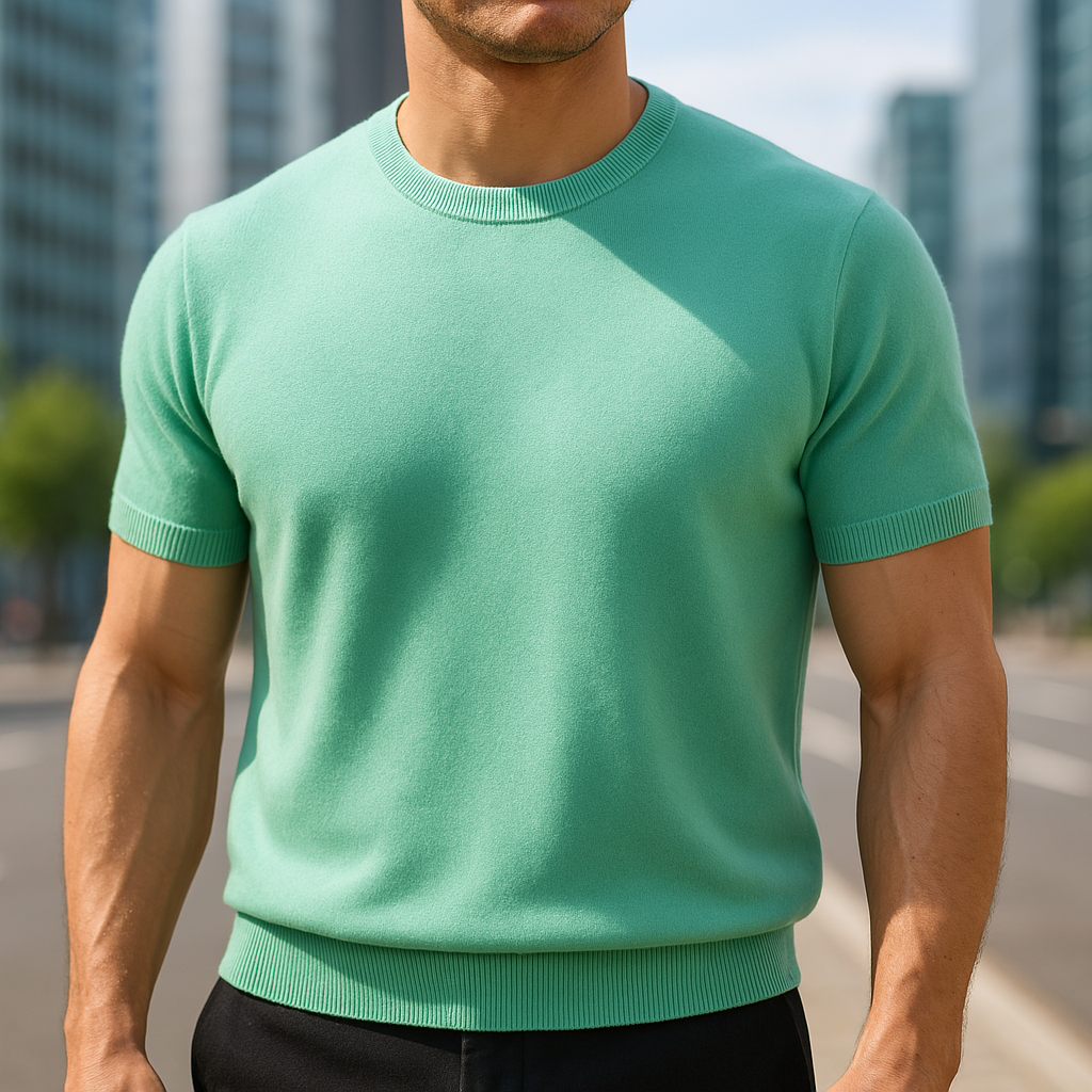 Merino Cashmere T-shirt for Men