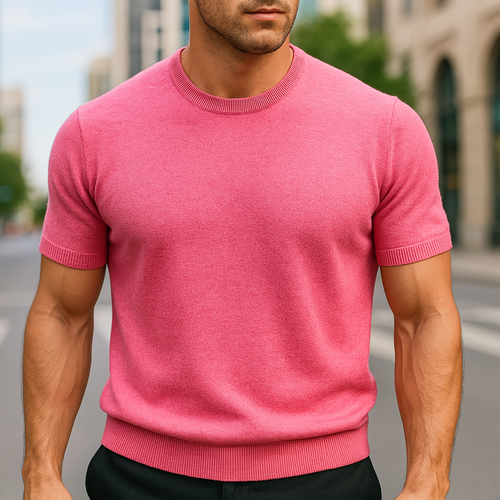 Merino Cashmere T-shirt for Men