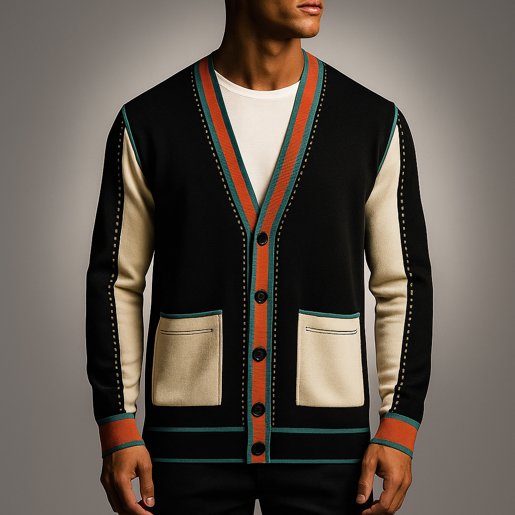 Men's Knit Cardigan - Stylish and Comfortable Layering Piece