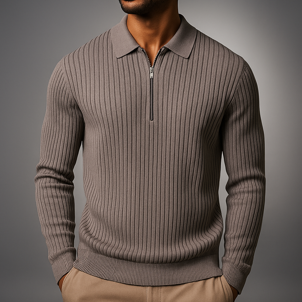Men's Luxe Zip Sweater