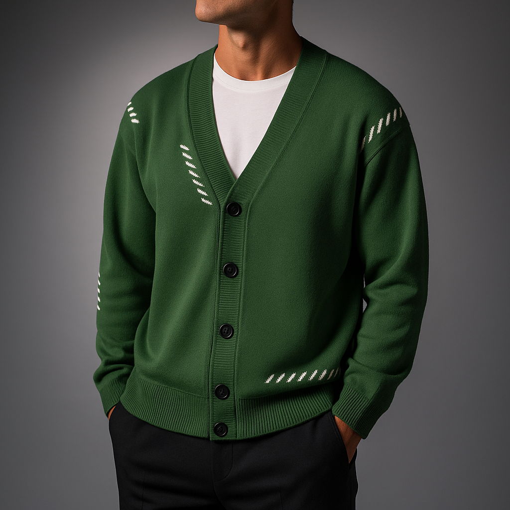 Men's Knit Cardigan - Stylish and Comfortable