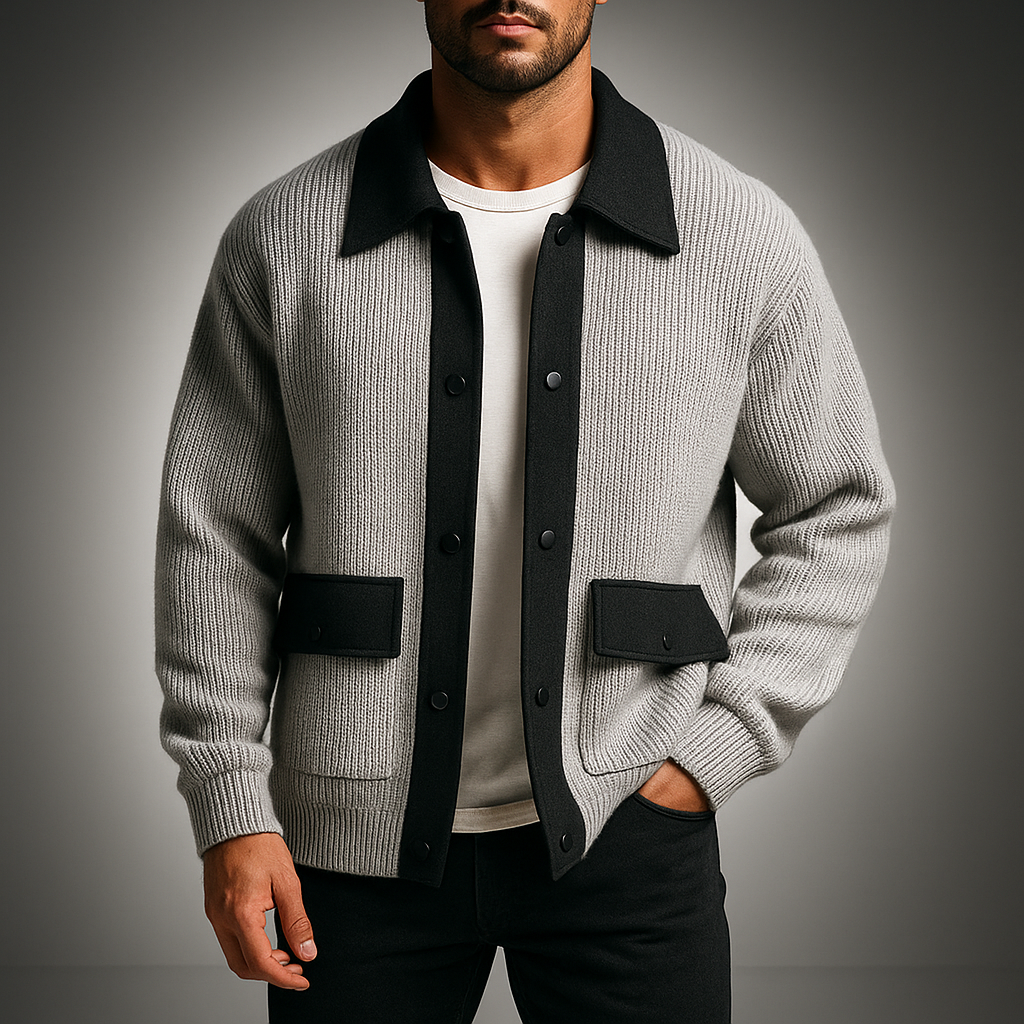 Men's Brunelle Knit Cardigan - Cozy & Stylish Sweater