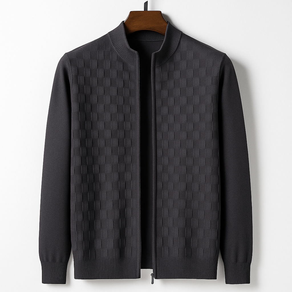 Men's Zip Cardigan - Stylish and Comfortable
