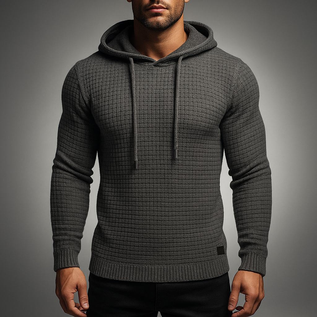 Men's Knit Hoodie - Stylish and Comfortable