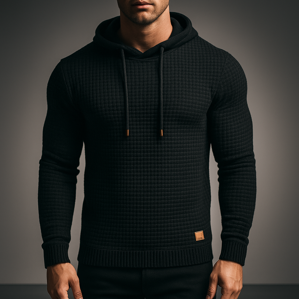 Men's Knit Hoodie - Stylish and Comfortable
