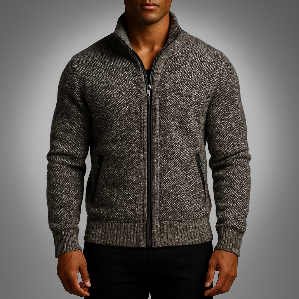 Men's Norfolk Zip Sweater