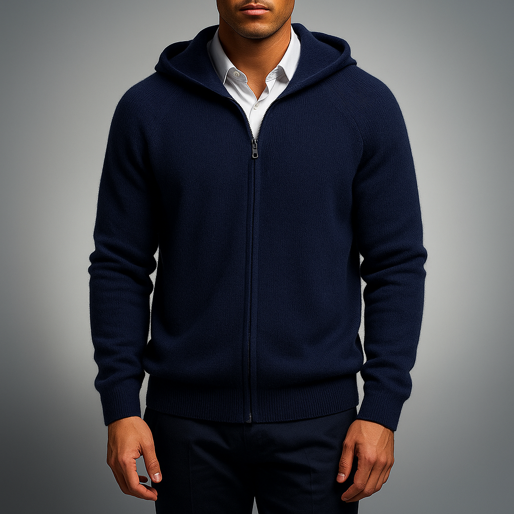 Men's Zip-Up Jacket - Stylish and Comfortable