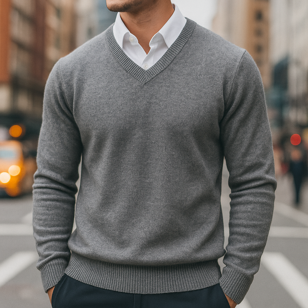 Merino Wool Sweater for Men-Luxurious Warmth & Comfort