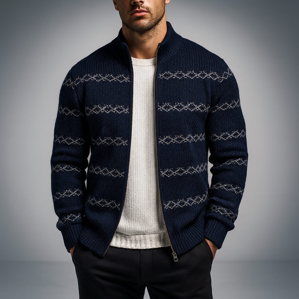 Men's Knit Cardigan - Stylish and Comfortable Sweater