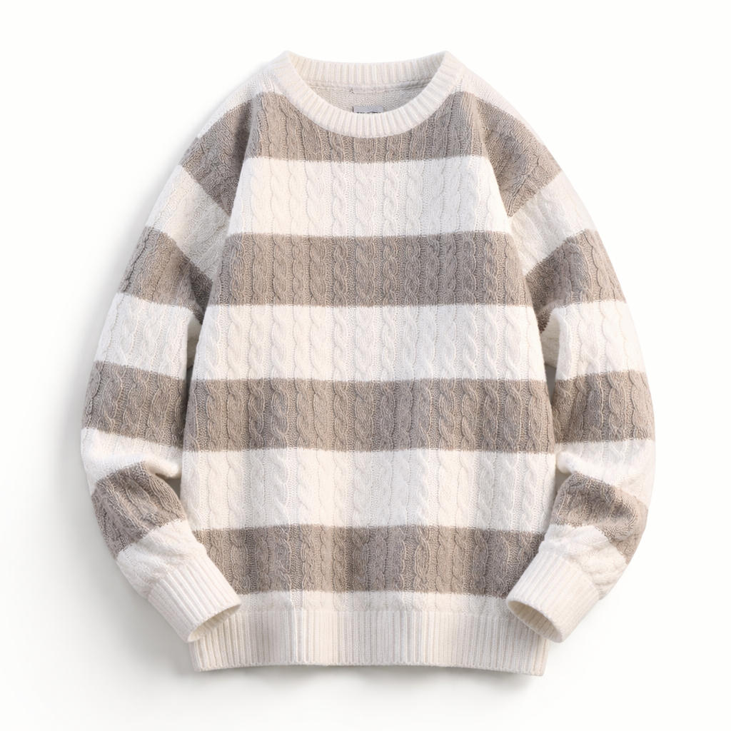 Men's Chevron-Knit Sweater