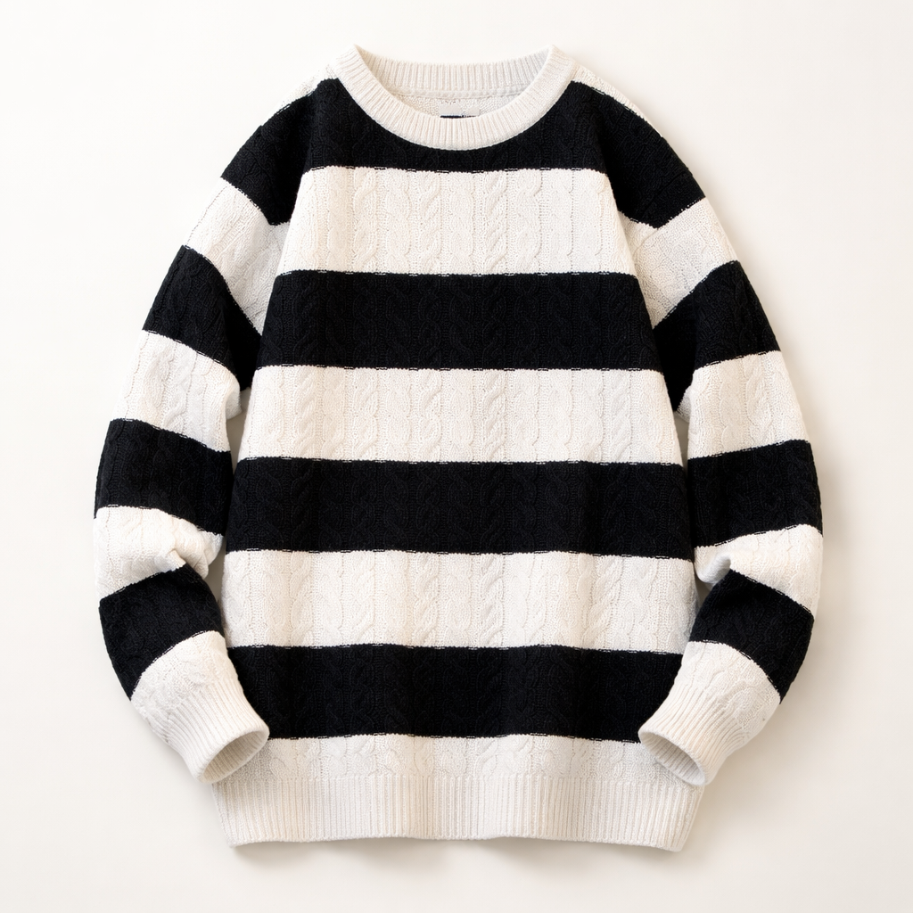 Men's Chevron-Knit Sweater