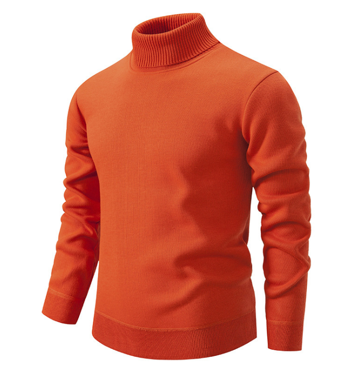Men's Soft Wool Turtleneck Sweater