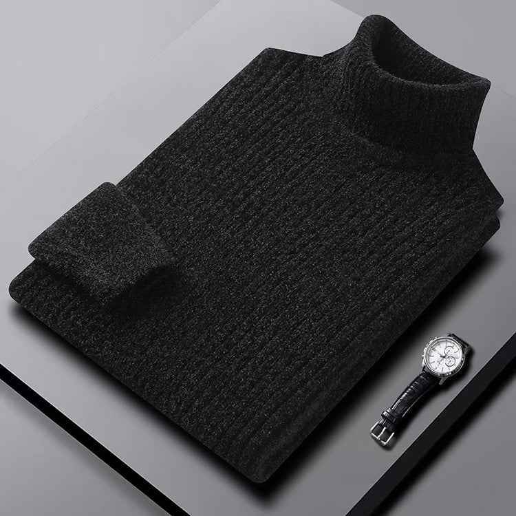 Men's Slim Fit Ribbed Turtleneck Sweater
