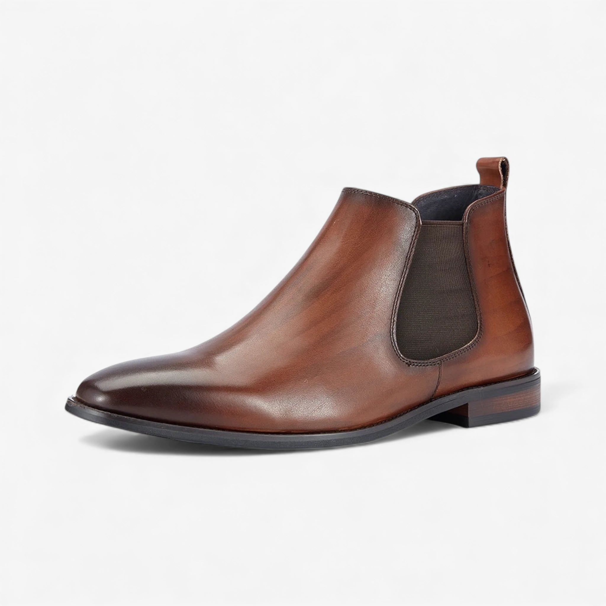 Calf leather chelsea boots