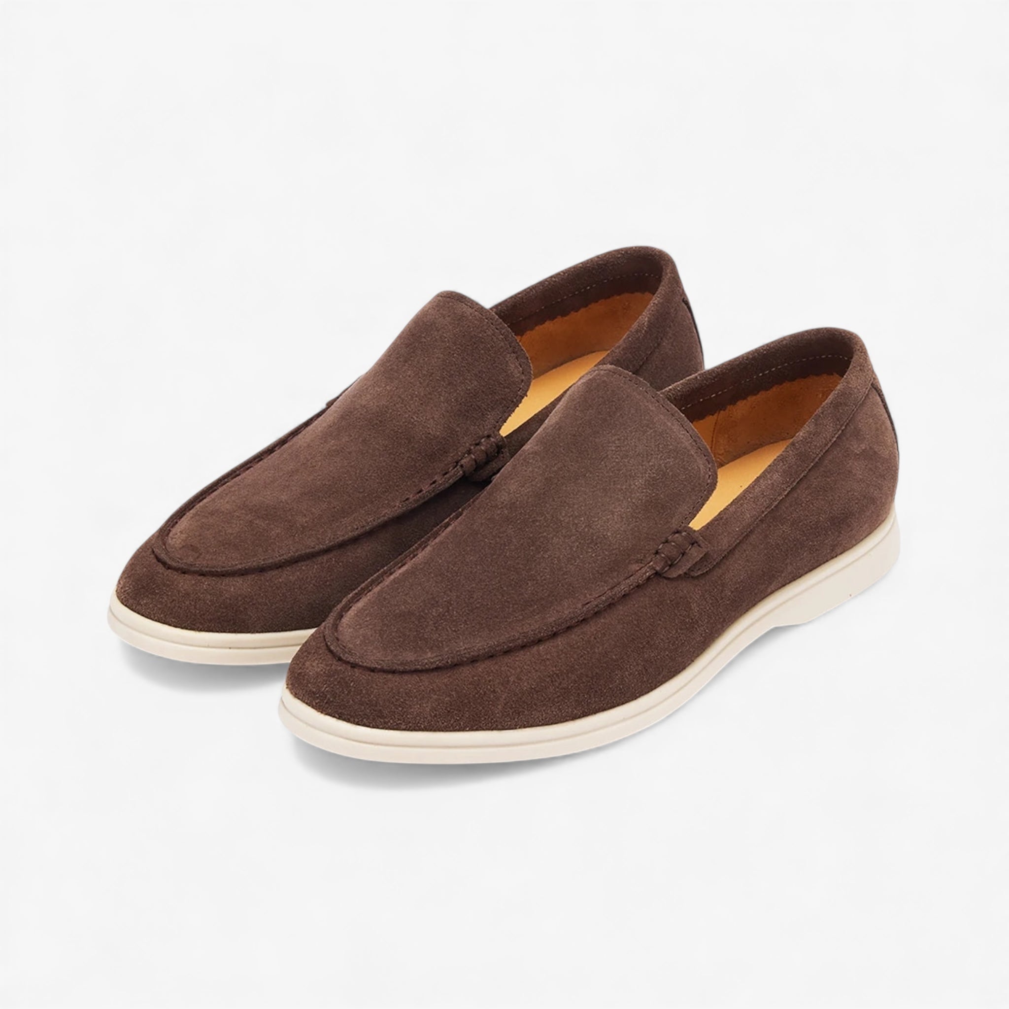 Classic suede penny old money loafers