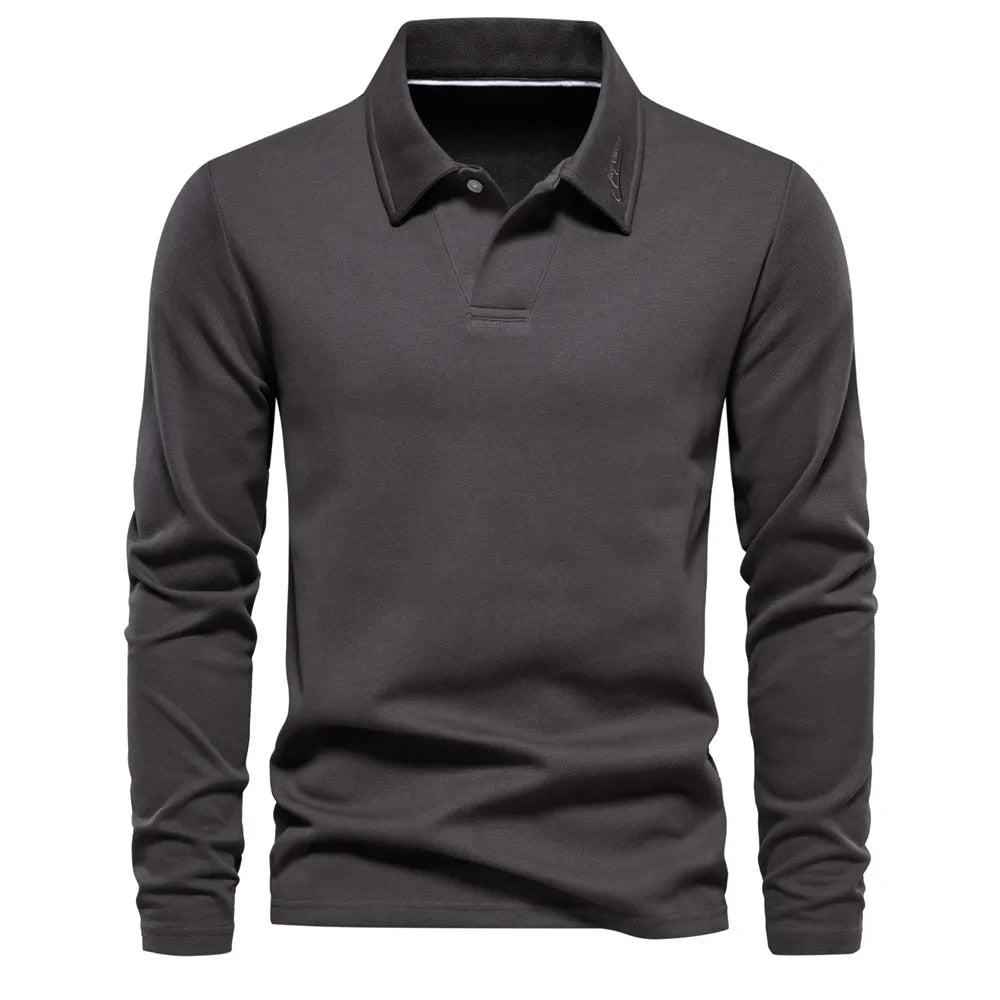 Men's Long Sleeve Polo Shirt