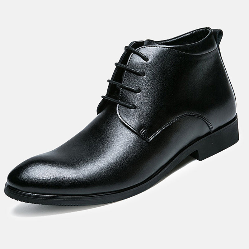 Italy Genuine Leather Boots Men