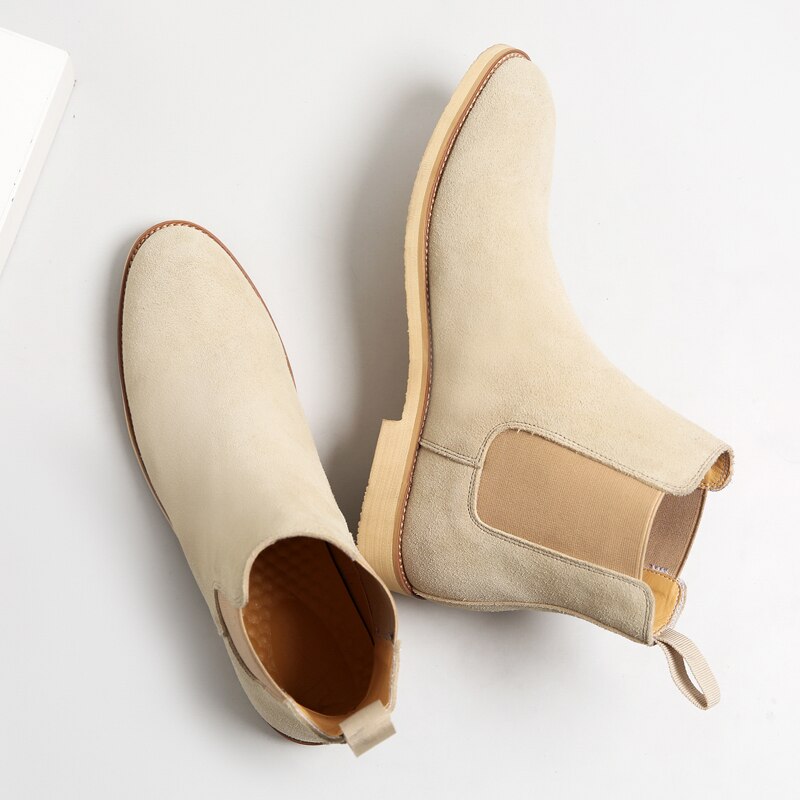 Casual Cow Leather Ankle Boots