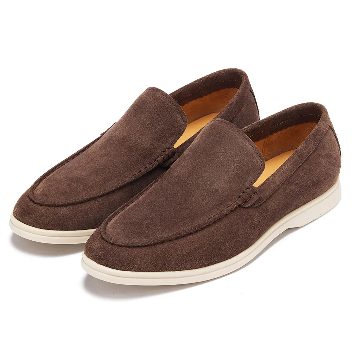 Classic suede penny old money loafers