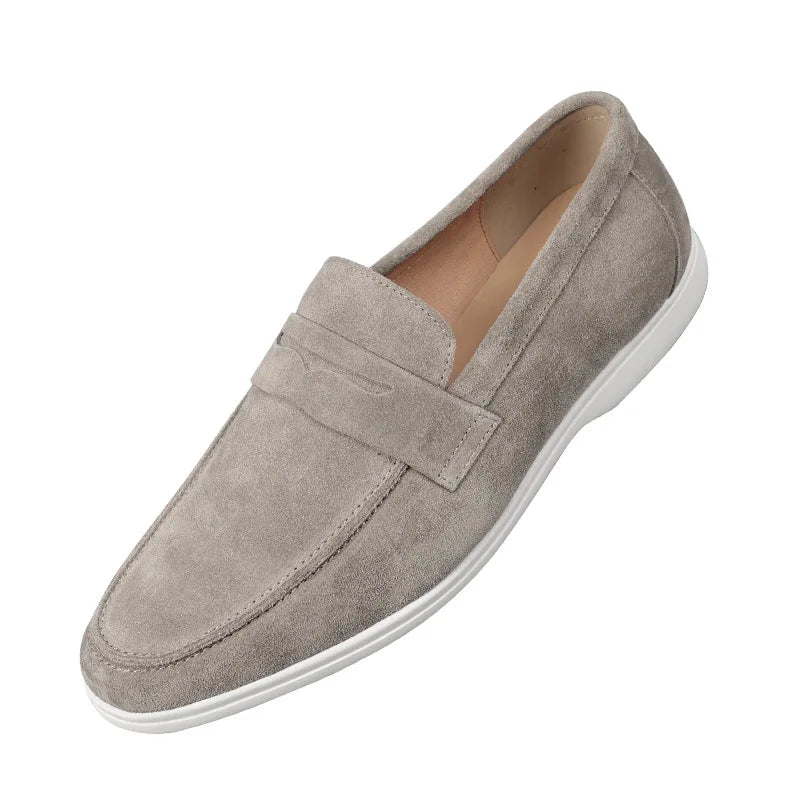 Old money soft suede casual loafer