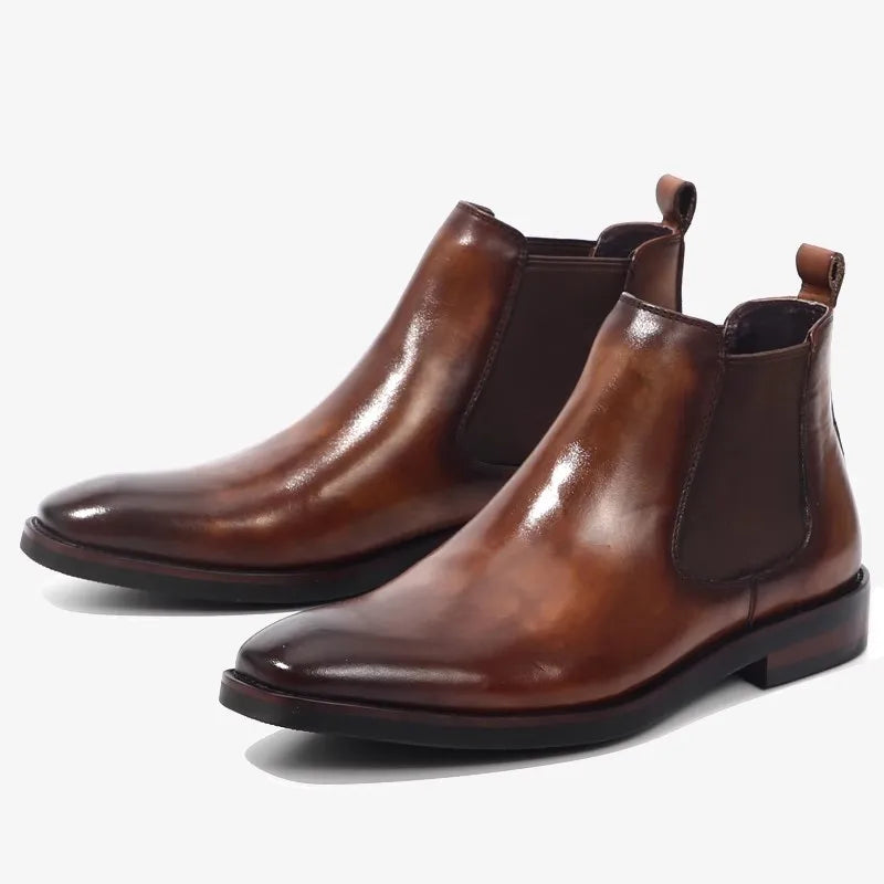 Heritage leather chelsea boot